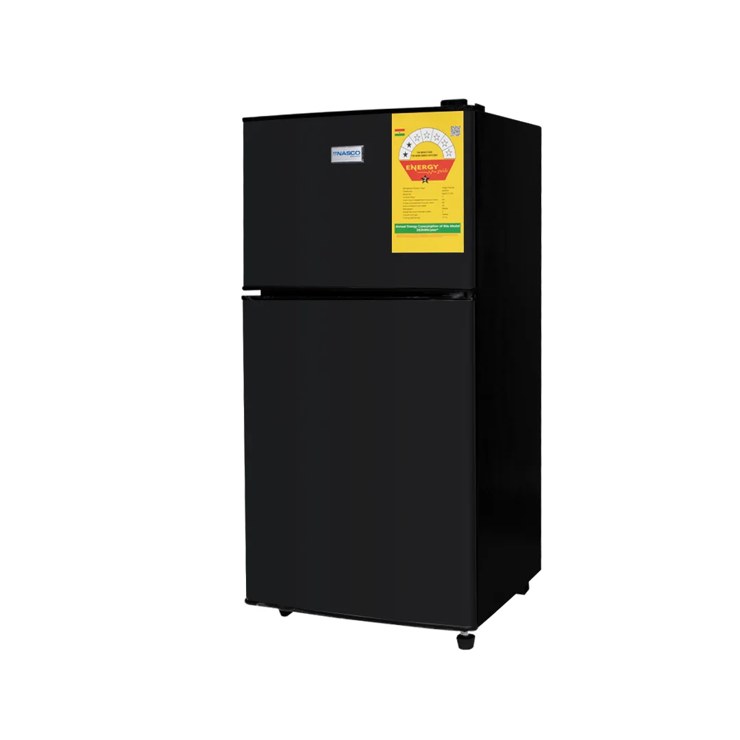 Nasco NASF2-12FL-B Refrigerators - Mirror - Top Freezer - 102 L