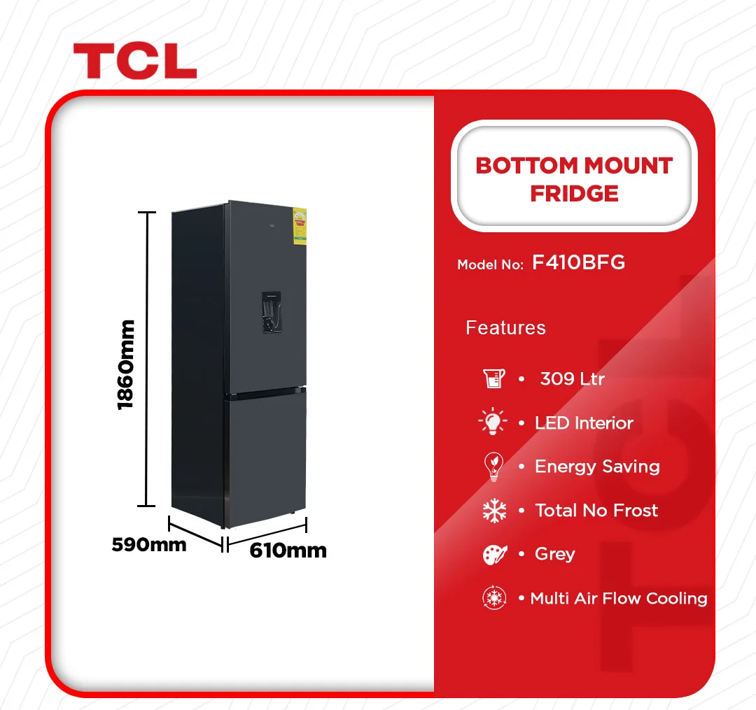 TCL 309 L Bottom Mounts (F410BFG) specification and features