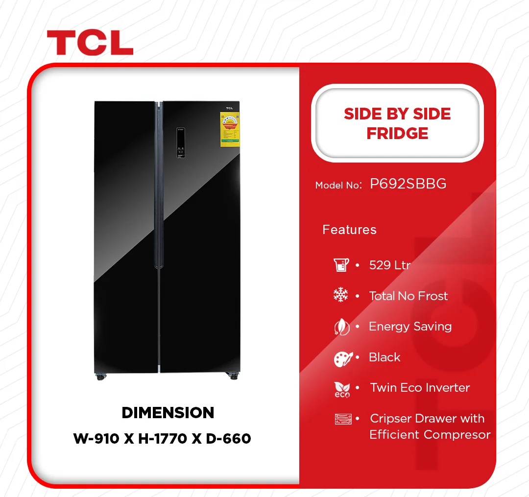 TCL 529 L Side By Sides (P692SBBG) specification and features